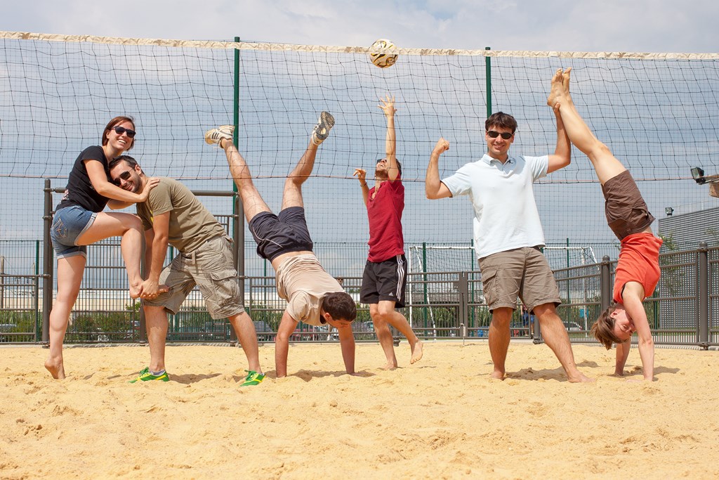 Entrainement Beach-volley